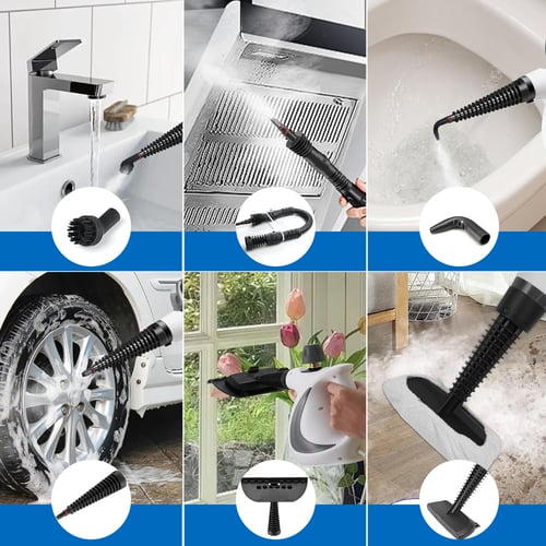 2. Incluye 8 Accesorios Esenciales Para Una Limpieza Profunda y Específica.